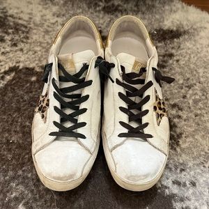 Golden Goose | white superstar sneakers | size 40 | pre-loved